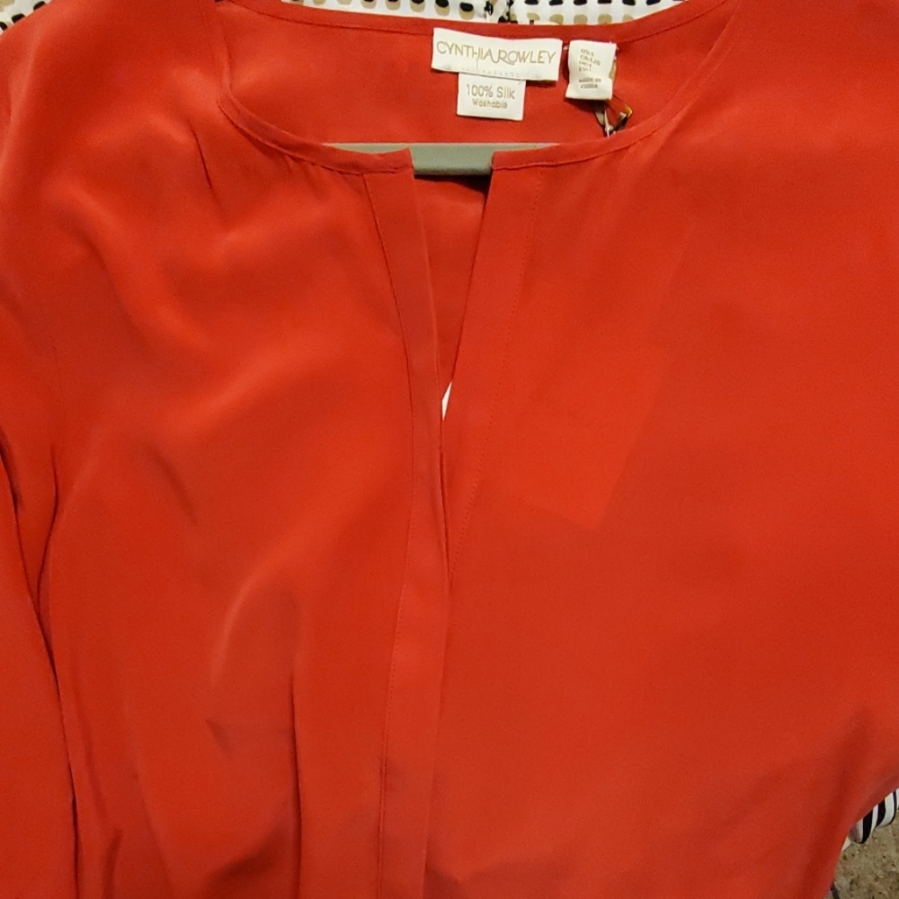 Cynthia Rowley Silk Ladies Blouse